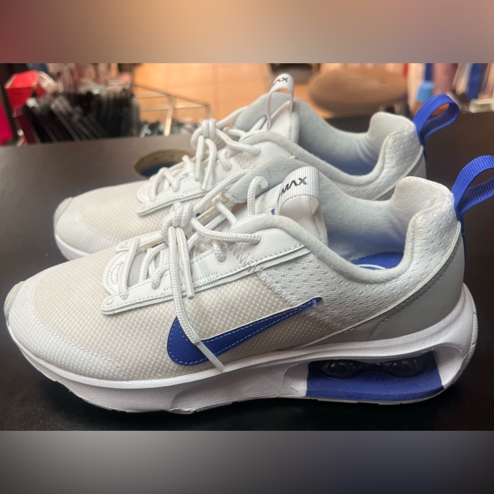 Nike Air Max Interlock Lite White Lapis Blue Running Shoes Women’s Size 5.5 - Picture 3 of 5